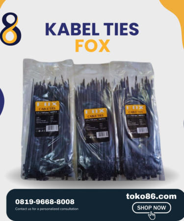 KABEL TIES FOX - HITAM